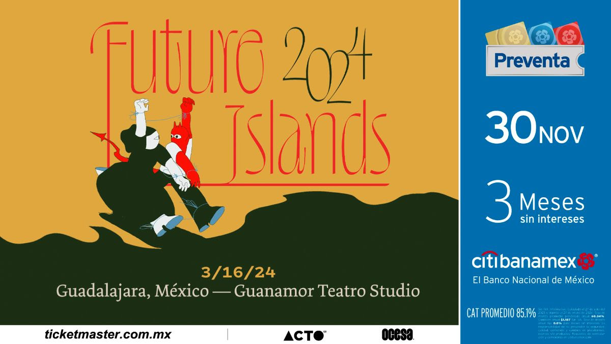 ¡Future Islands estará de regreso en Jalisco!