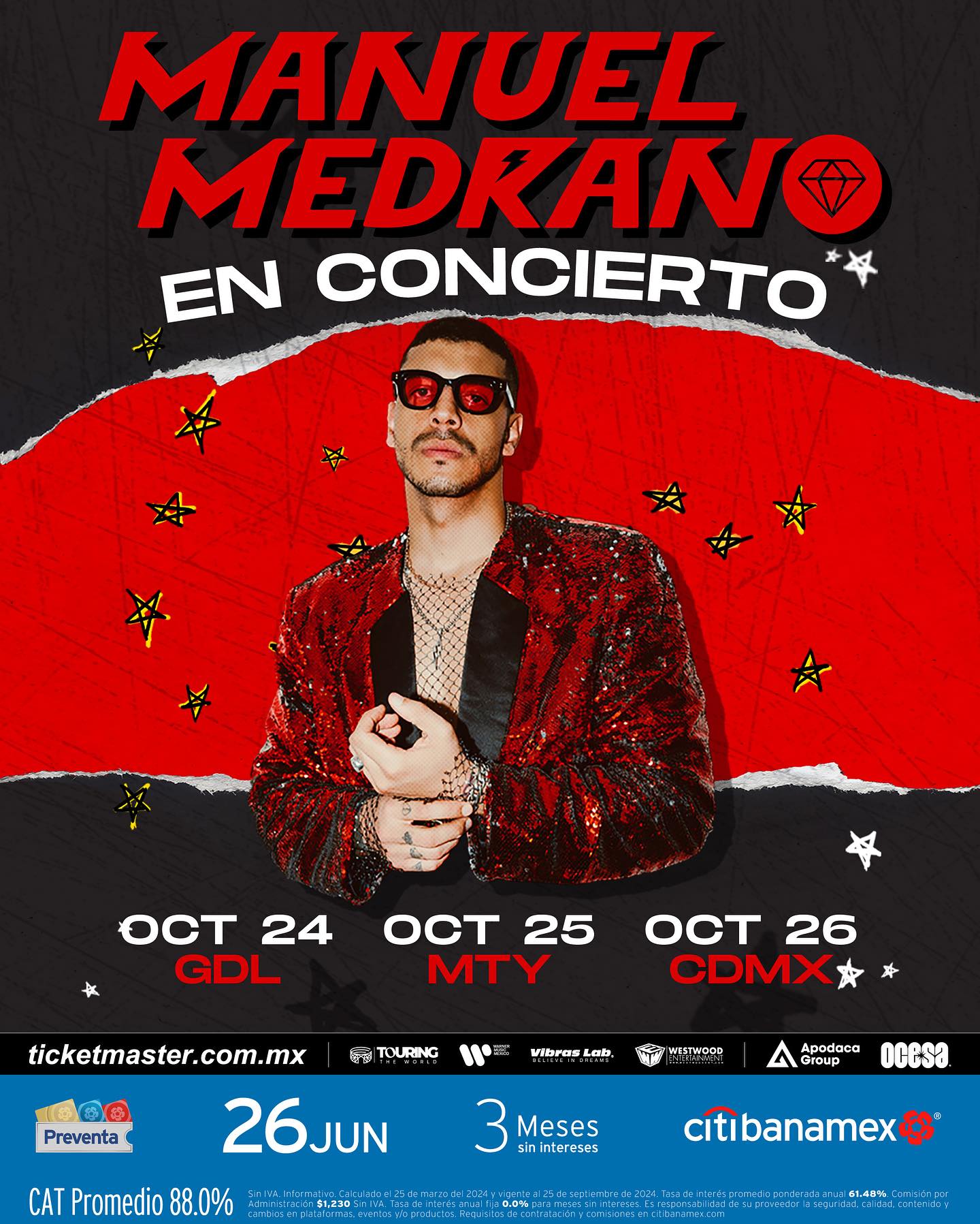 Manuel Medrano y su «Perfecto» tour llega a Guadalajara