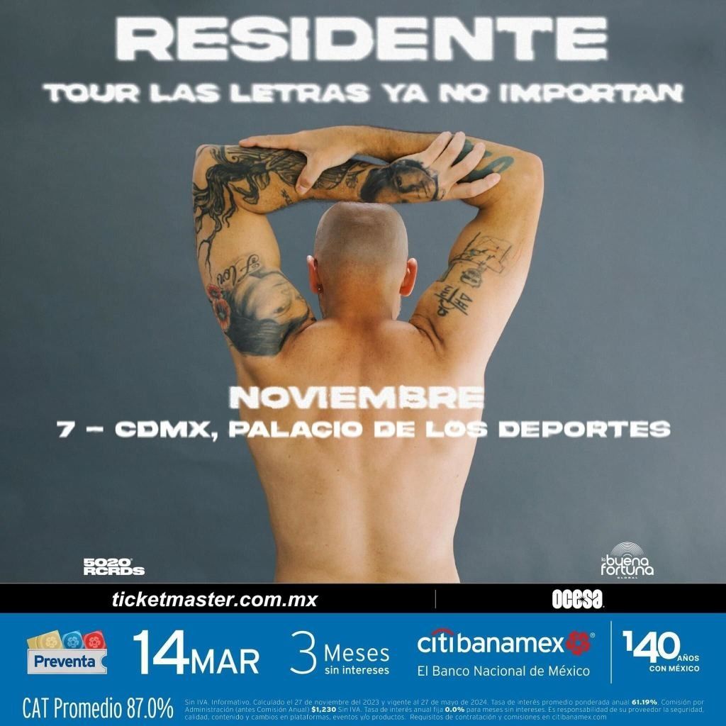 ¡Residente en el Palacio de los Deportes!